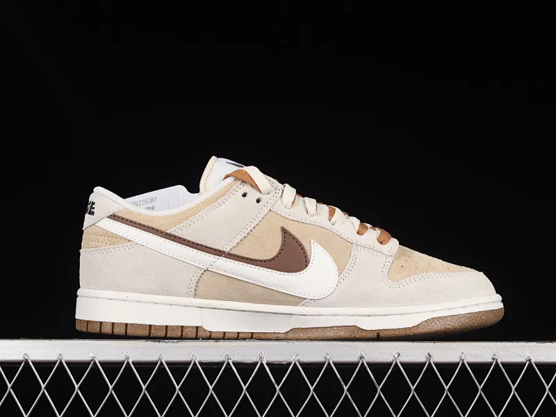 All categories Nk SB Dunk series Nk SB Dunk Low low-top sneakers Nk SB Dunk Low "85" white and brown double hook SB low-top sports and leisure sneakers DO9457-113